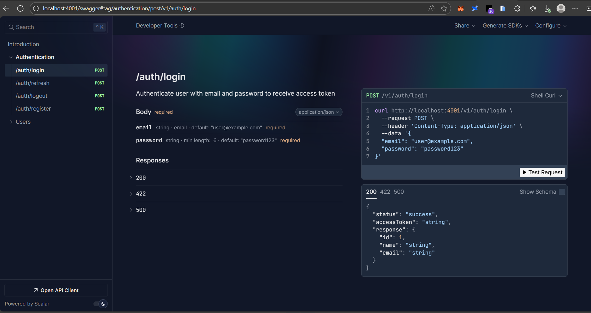 Representational State Transfer Application Programming Interface